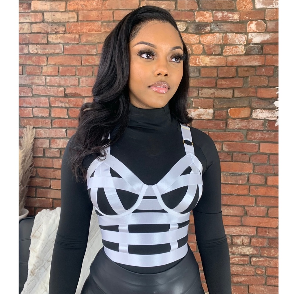 Caged Bandage Corset Top